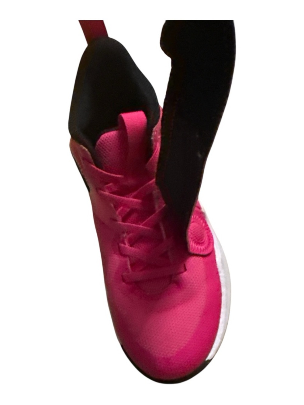 Nike Team Hustle D 11 basketball shoes in a bright pink Size 4 - Picture 5 of 6